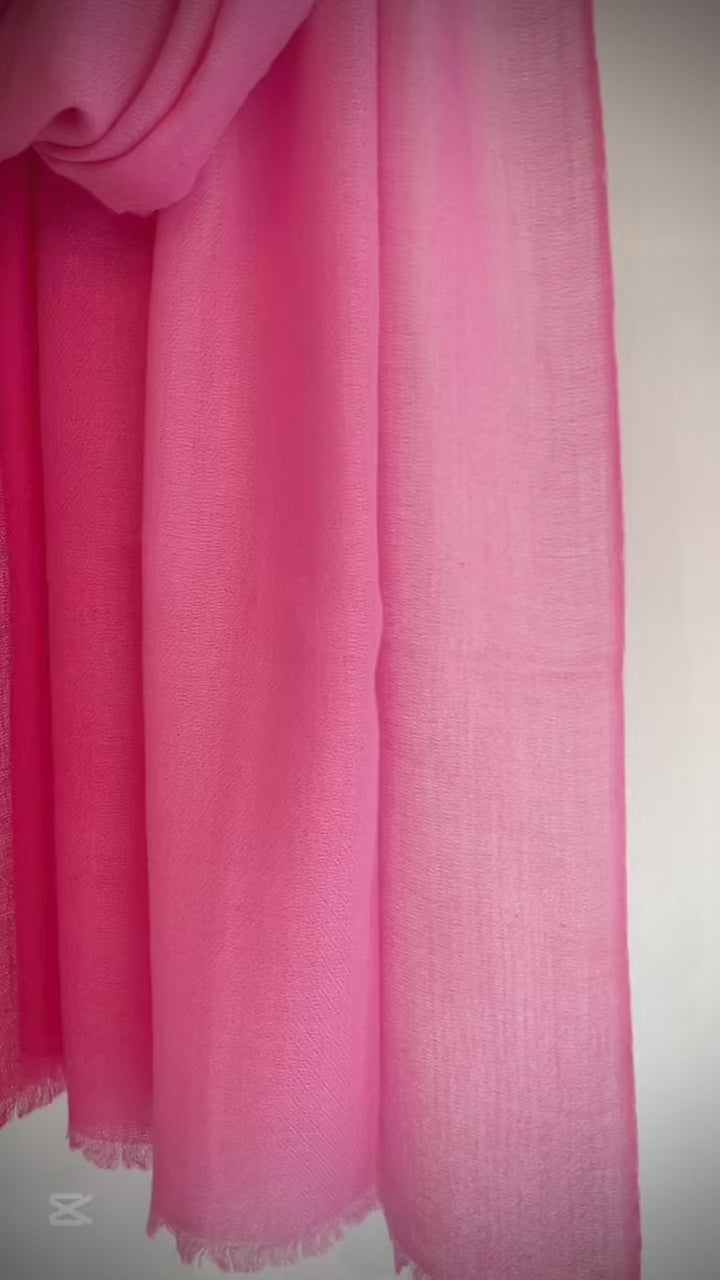 A lightweight handwoven shawl