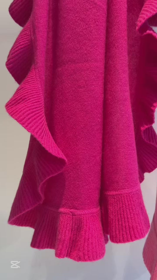 Cashmere Ruffled Shawl
