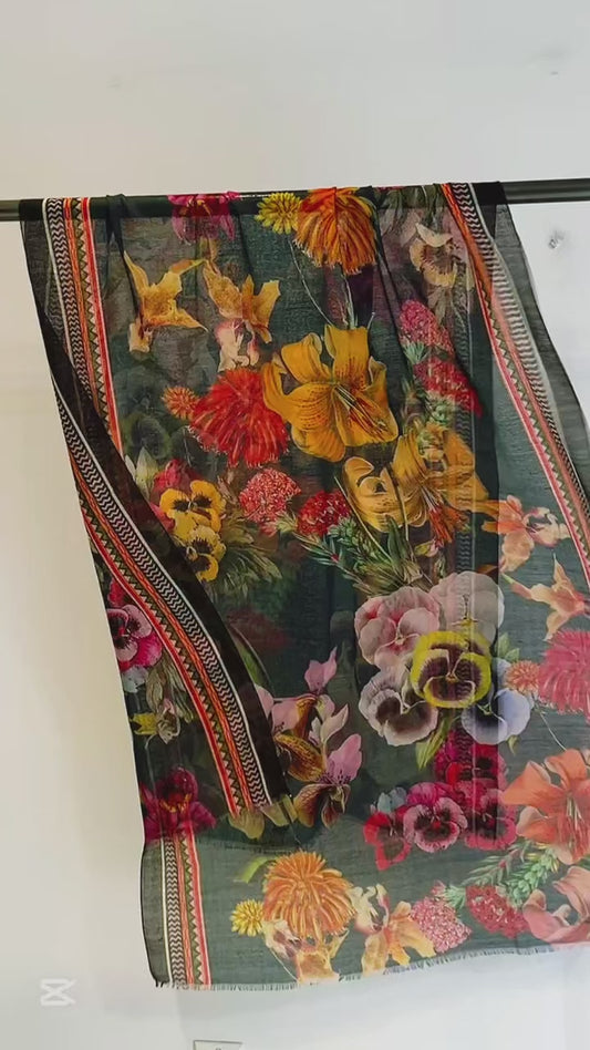 Spring Light Wool Scarf