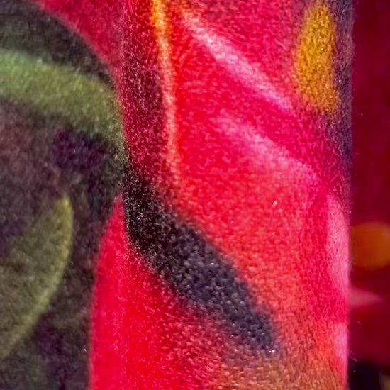 Luxury cashmere floral shawl