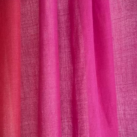 Two tone hand loomed cashmere