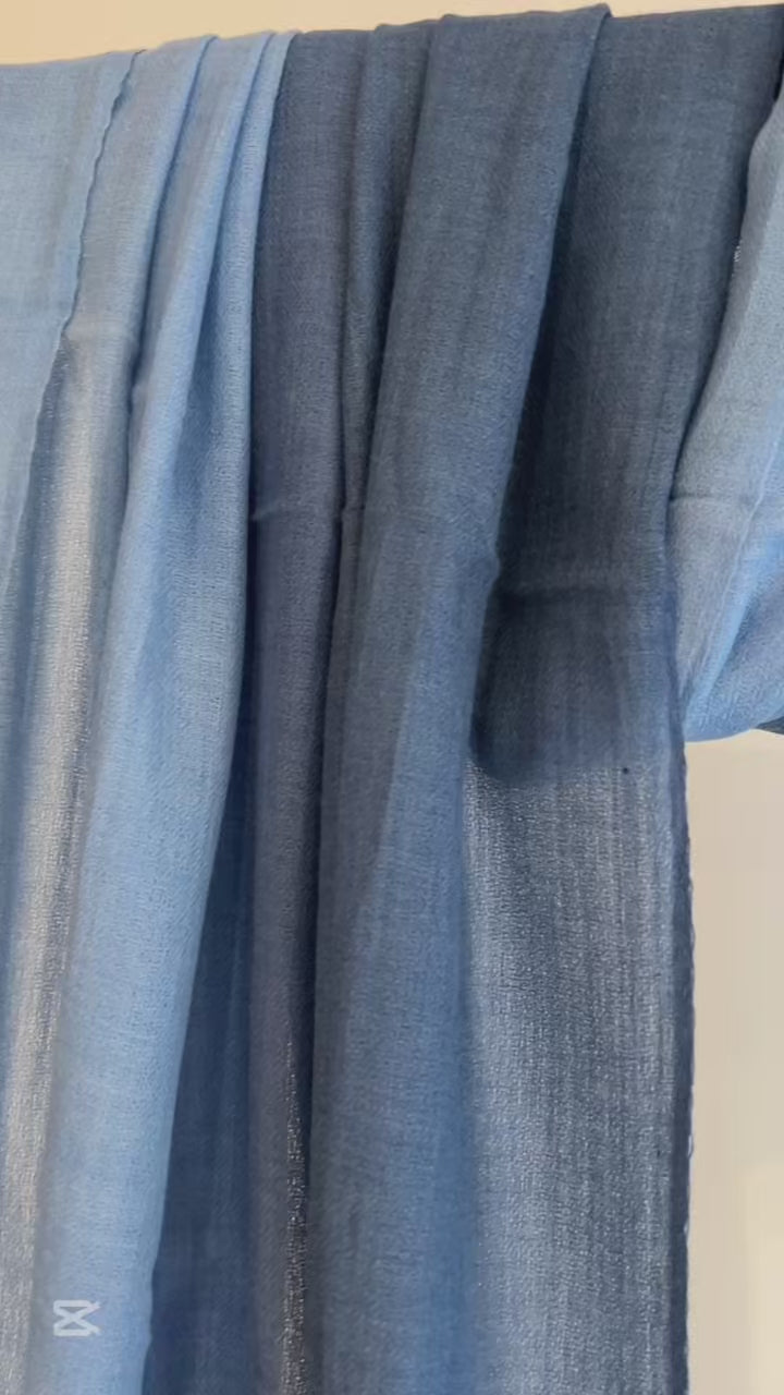 Two tone shawl handwoven