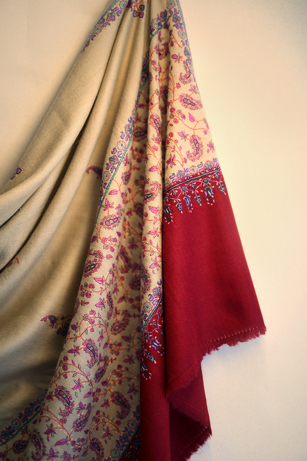 Kashmiri Embroidered Shawl Collection