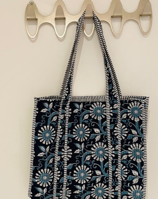 Hand Blocked Cotton Carry Bag