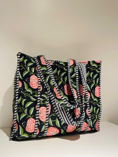 Hand Blocked Cotton Carry Bag