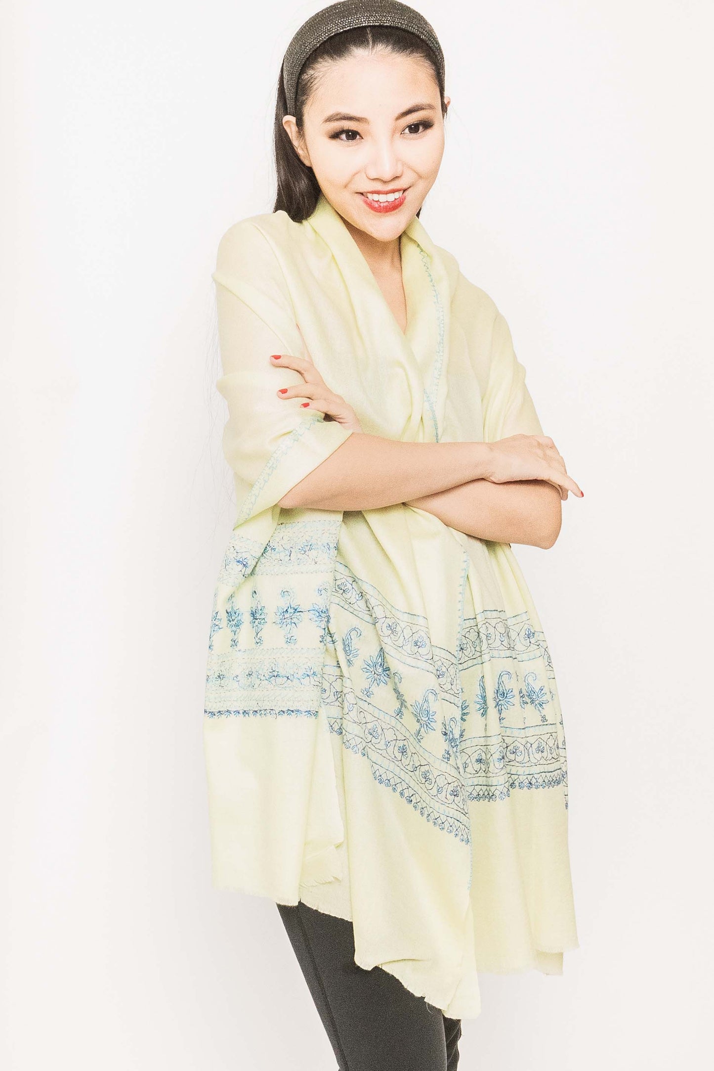 Kashmiri Border Shawl.