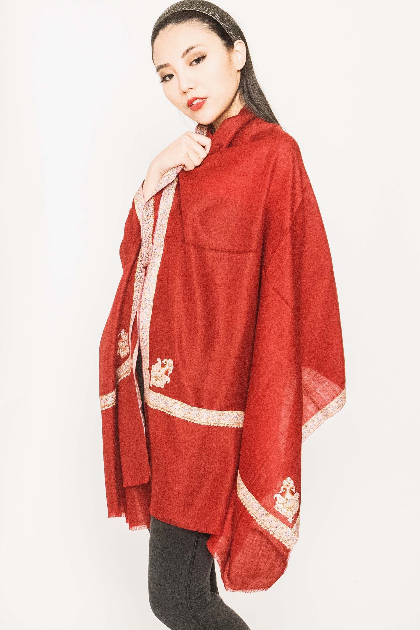 Kashmiri Border Shawl.