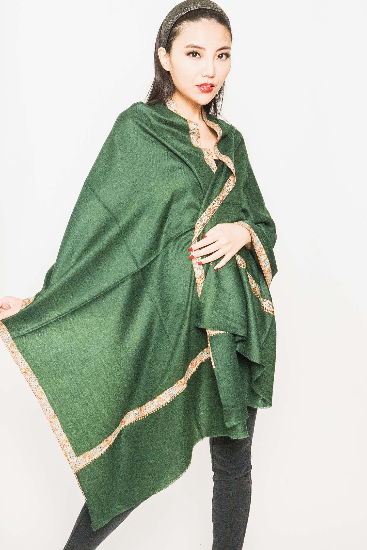 Kashmiri Border Shawl.