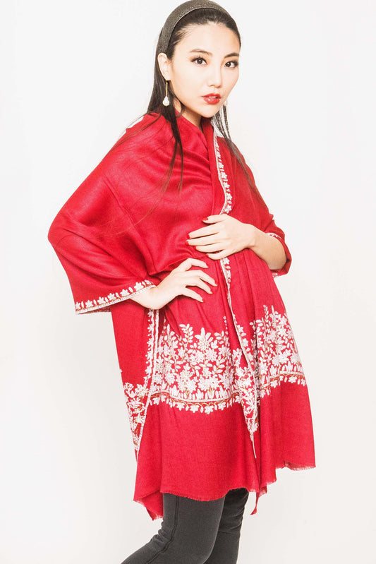 Kashmiri Shawl With Embroidery
