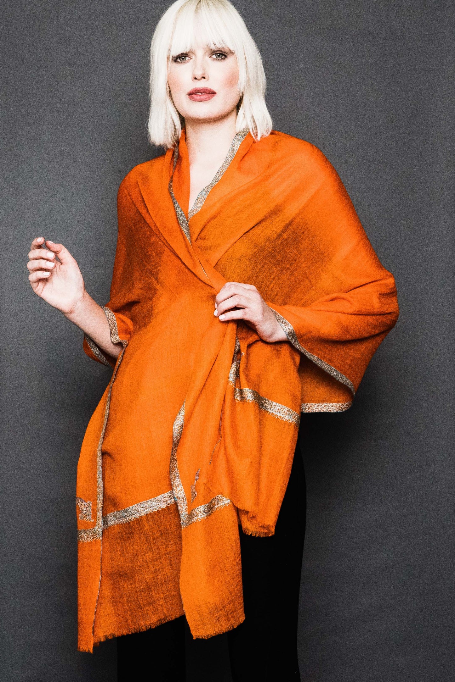 Kashmiri Border Shawl.