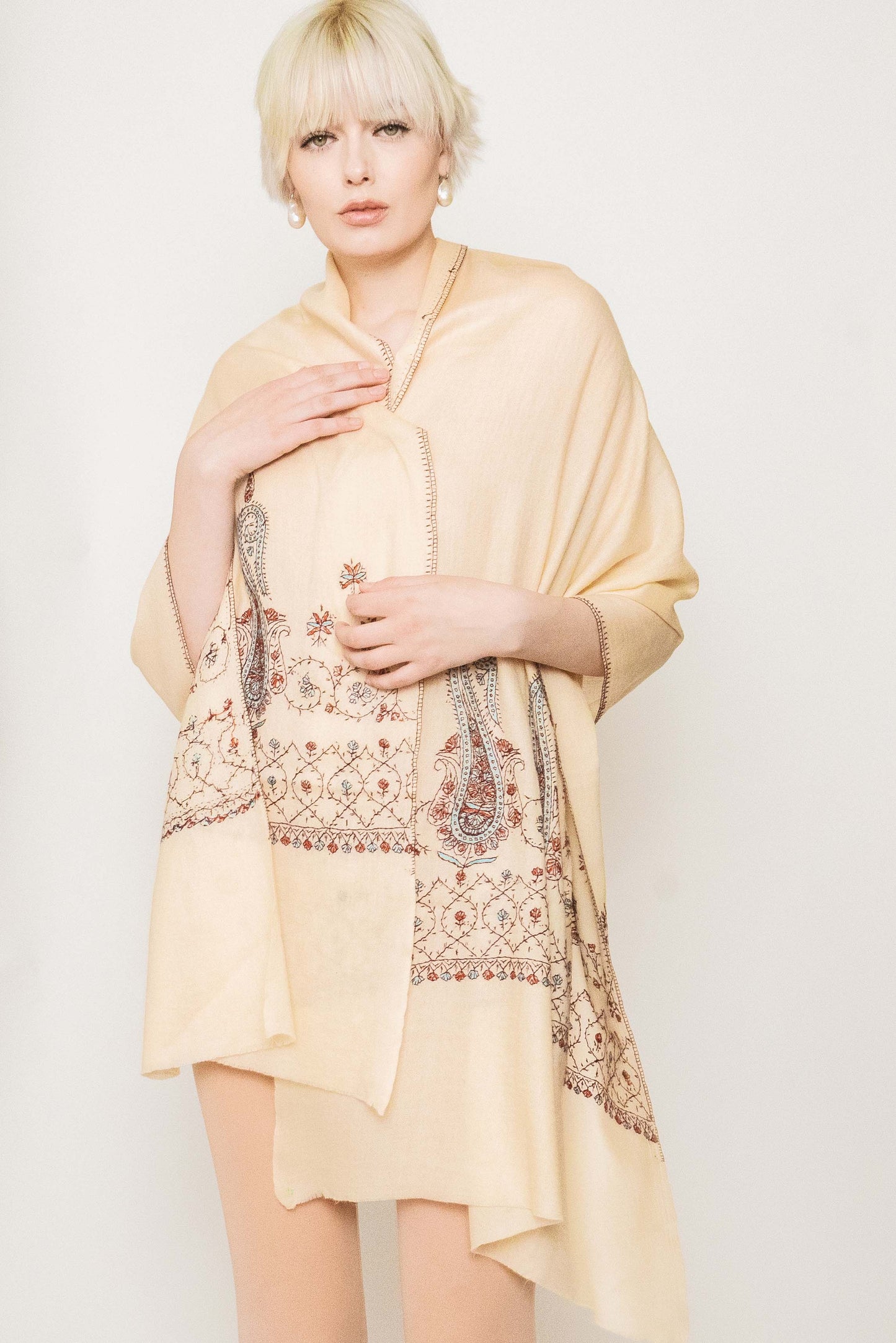 Kashmiri Shawl With Em