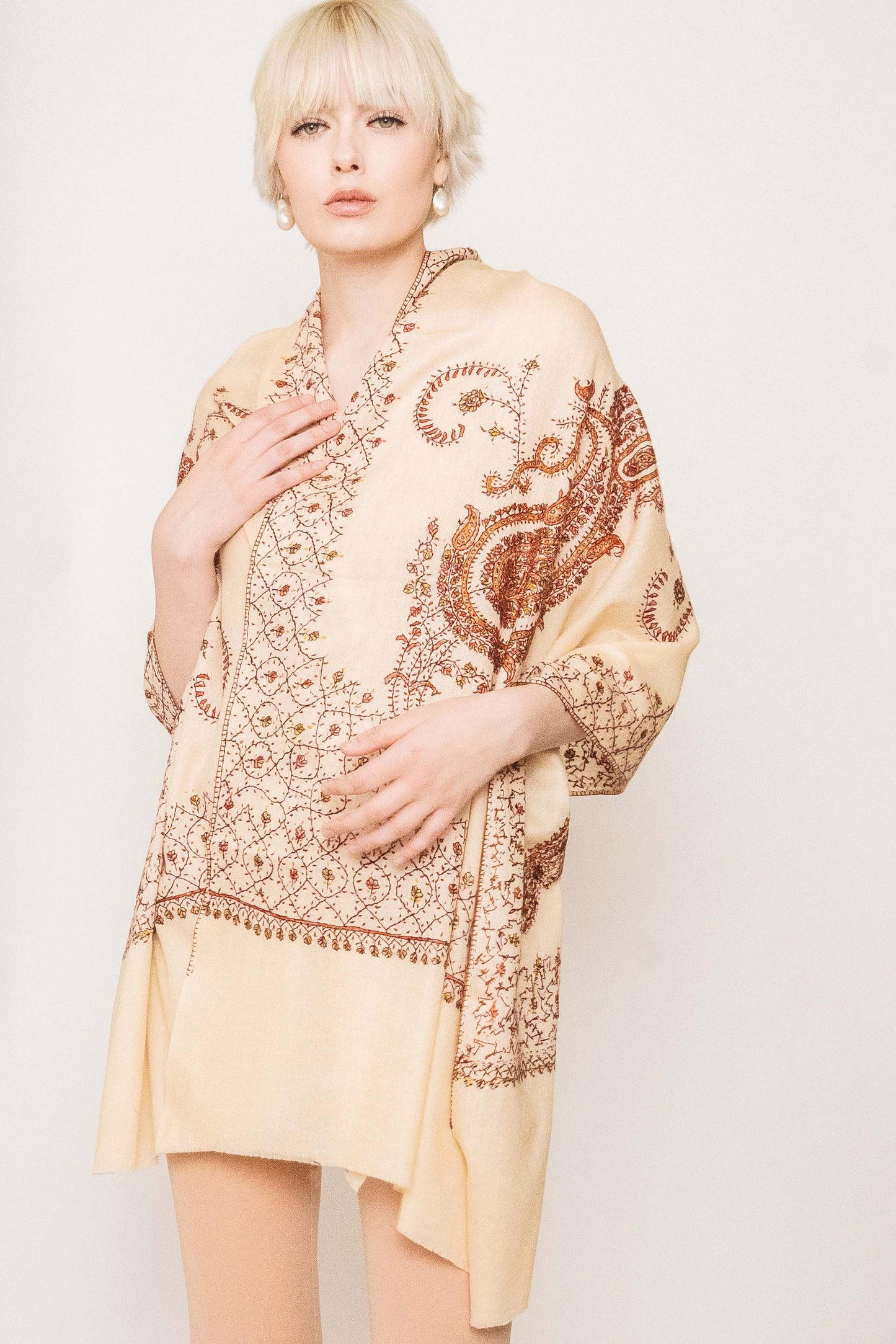 Kashmiri Shawl With Em