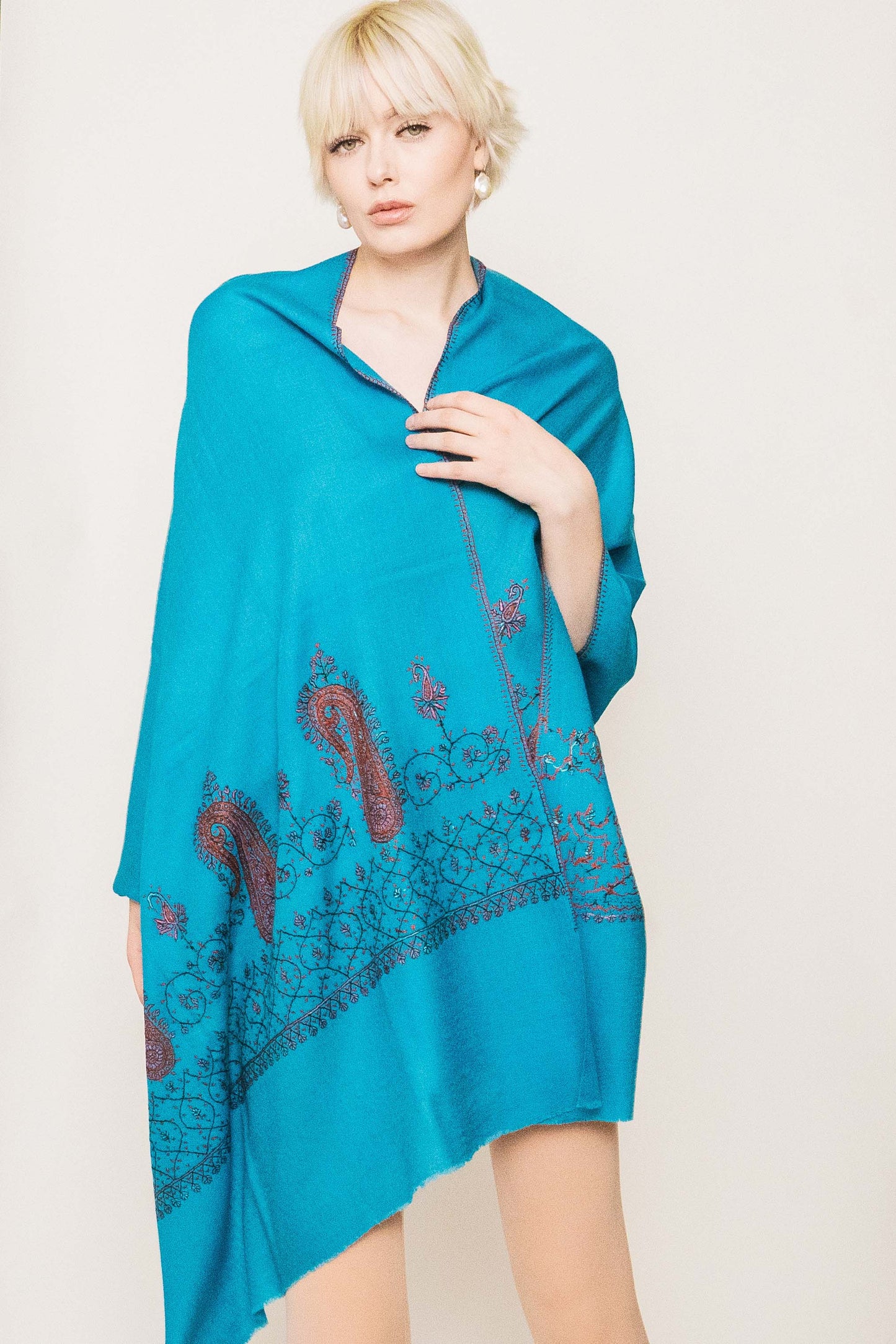Kashmiri Shawl With Em