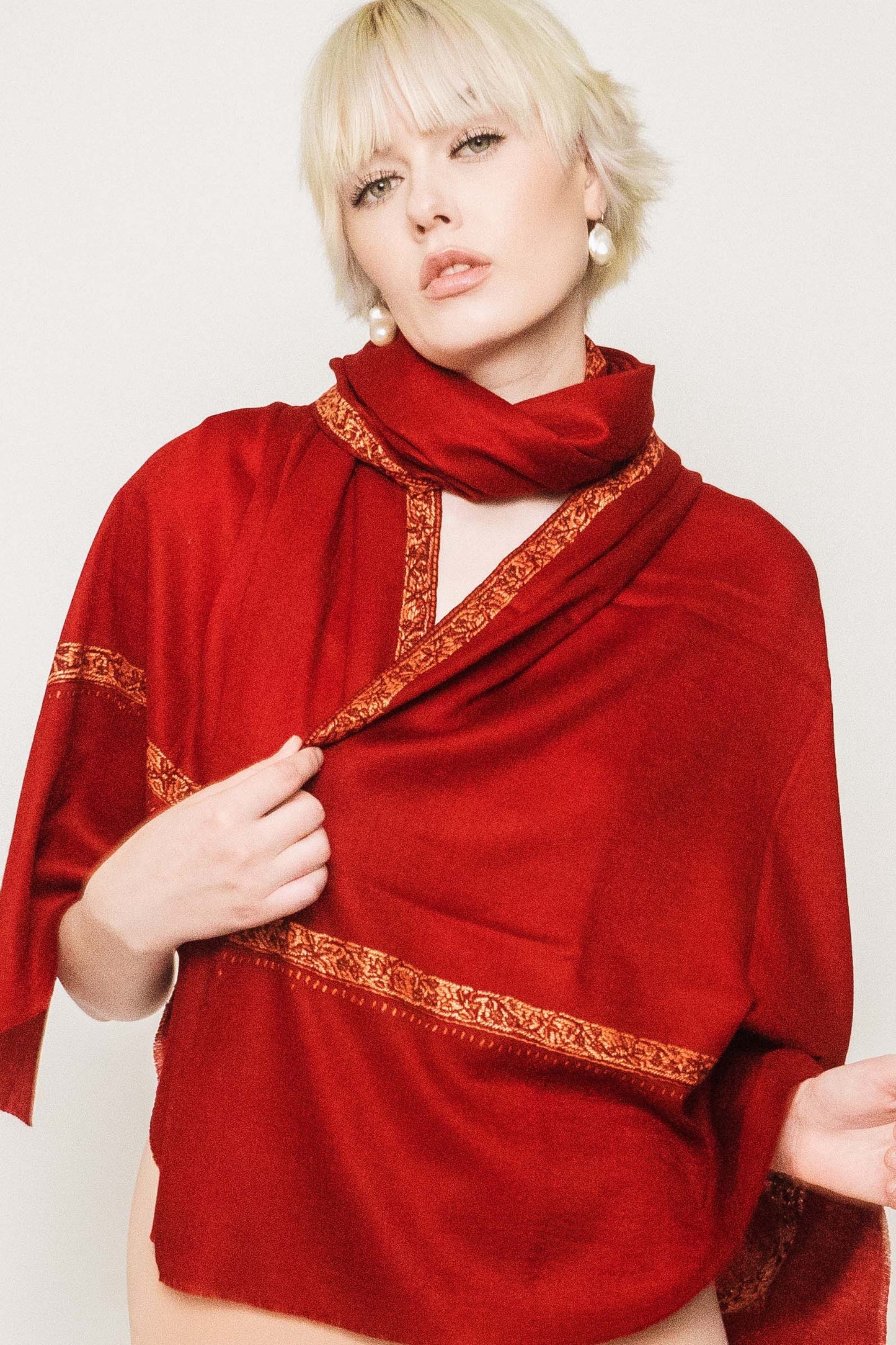 Kashmiri Border Shawl.