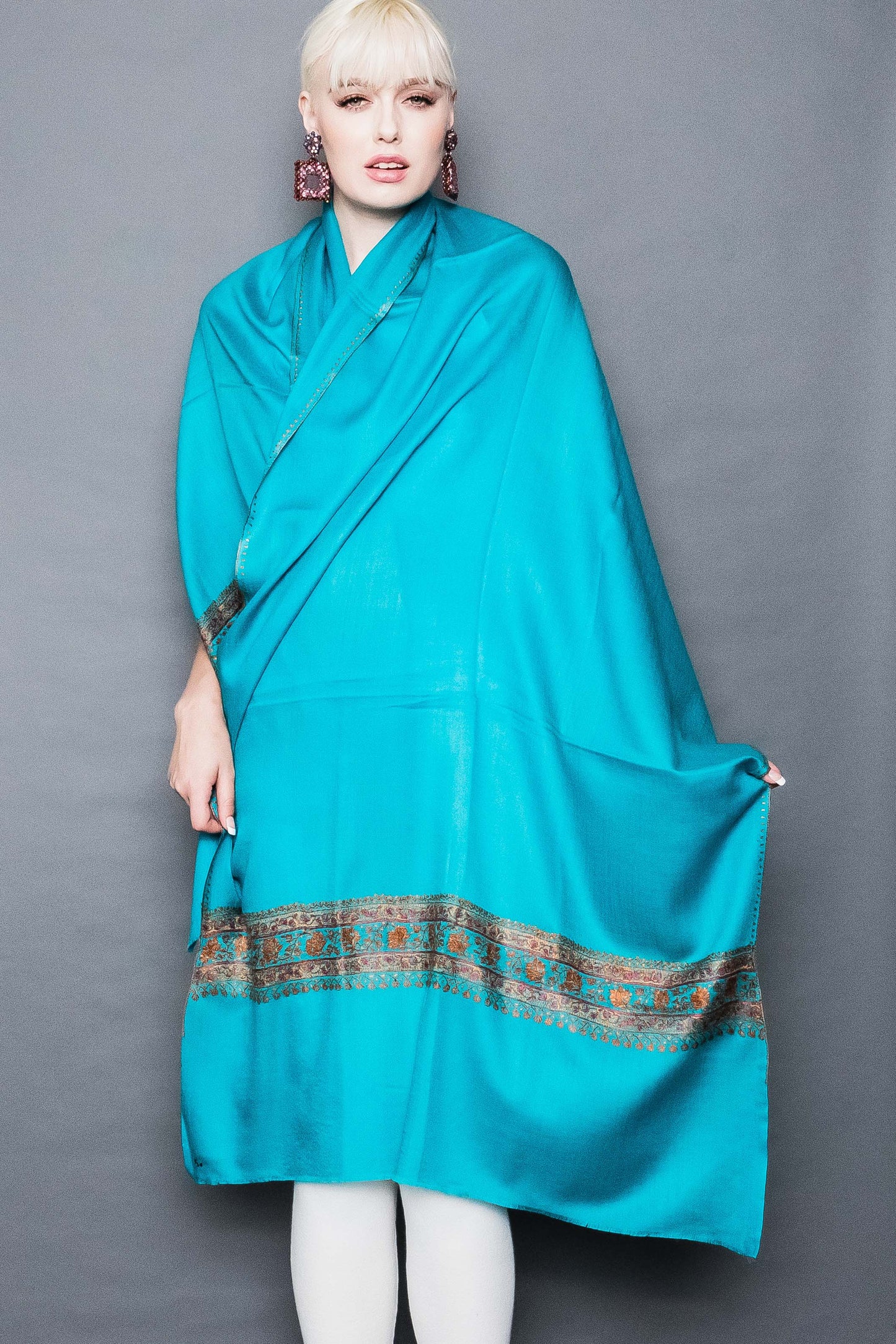 Kashmiri Border Shawl.