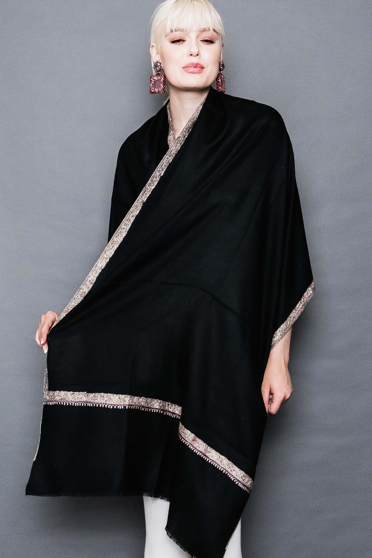 Kashmiri Border Shawl.