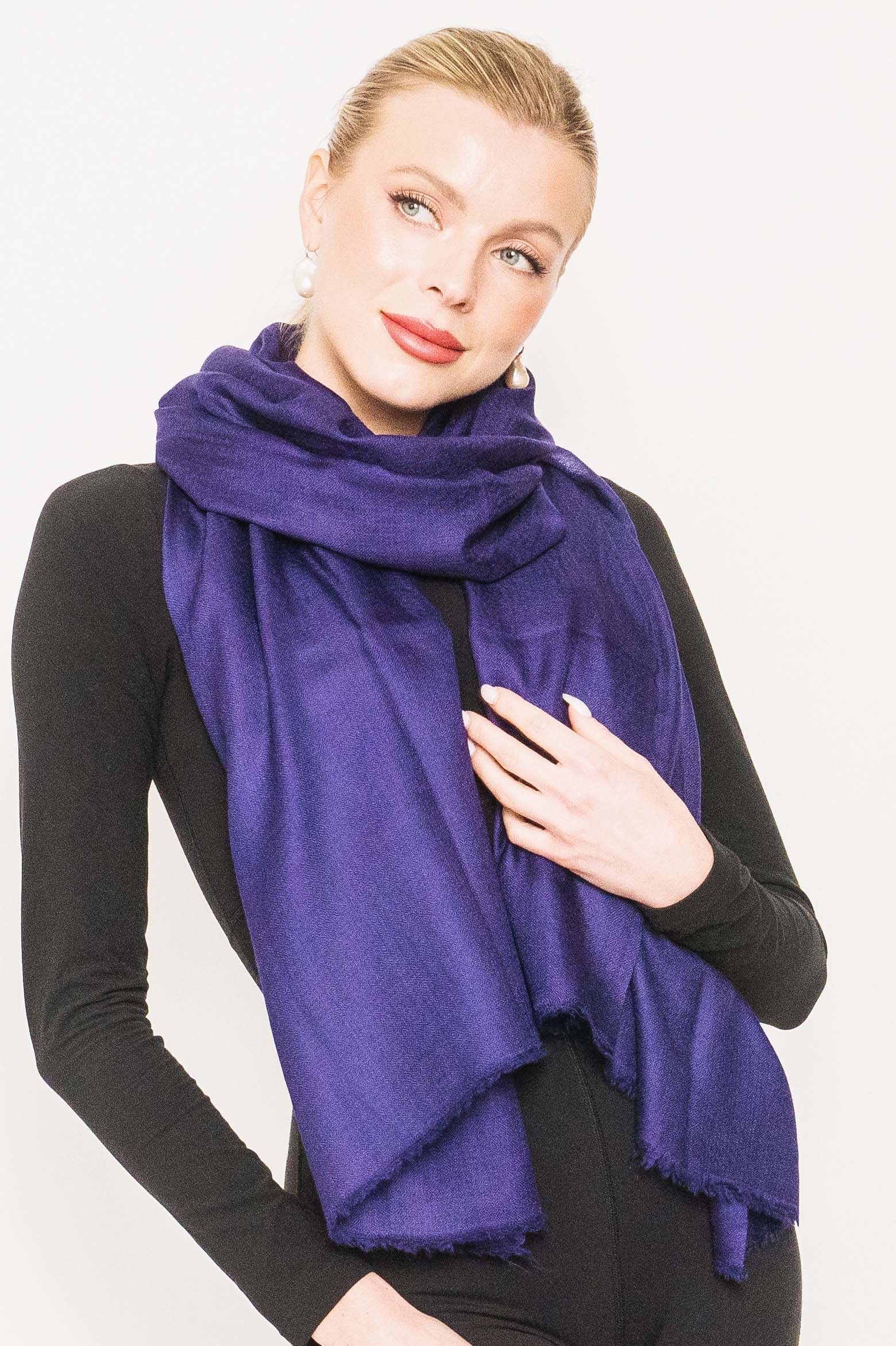 Cashmere Featherweight Shawl Wheat